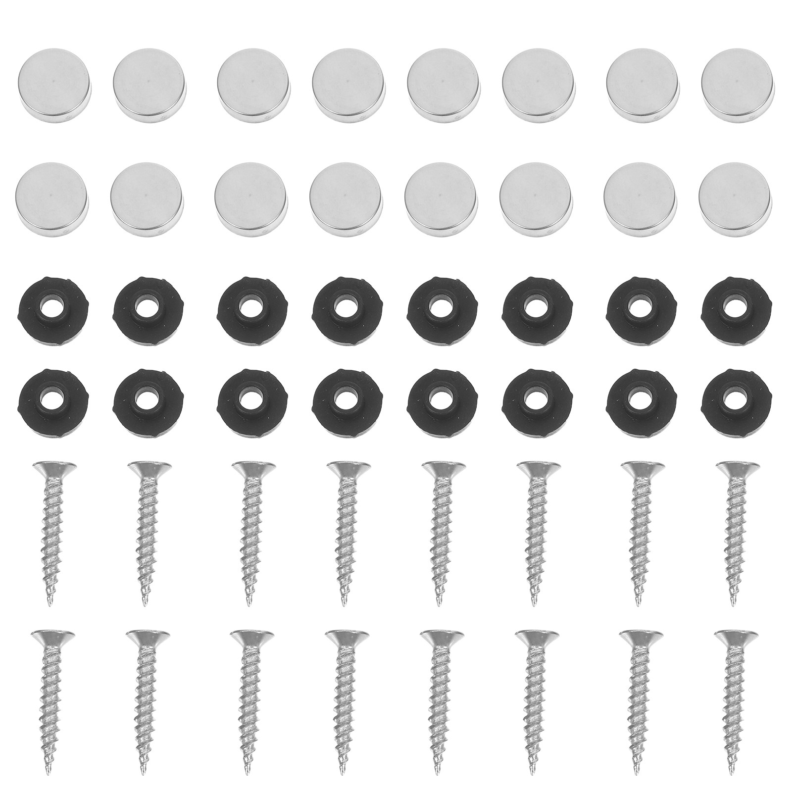 Furniture Hardware Fixing Screws - 100 Adet Ayna Vidası 12Mm Paslanmaz