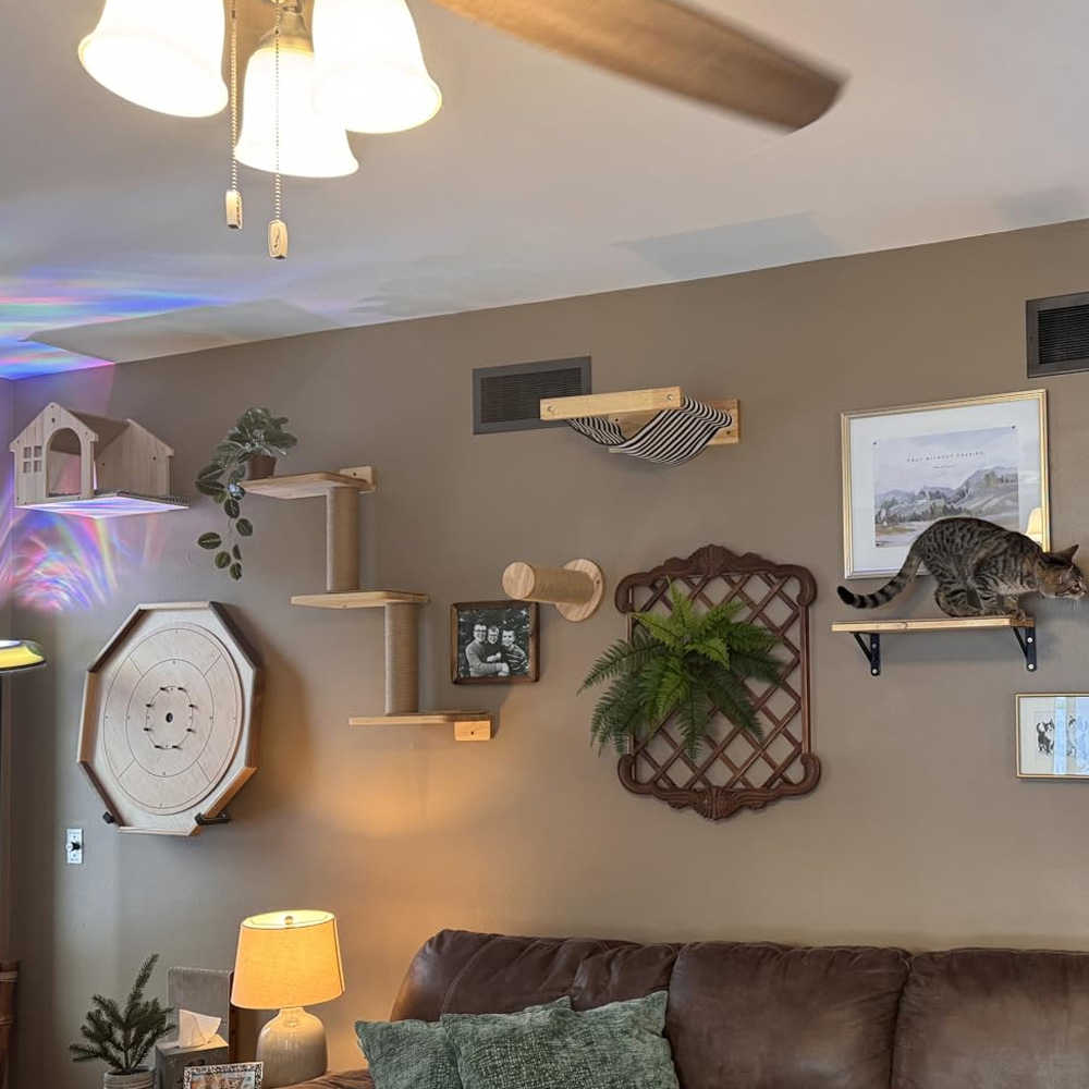 Furniture Paradise & Hardware Ghaziabad Reviews - Kedi Mobilyası Masif Ahşap Asma Köprü