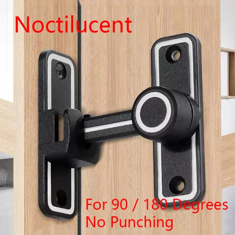 Furniture Sliding Door Hardware - Siyah aydınlık ahır kapı kilitleme için