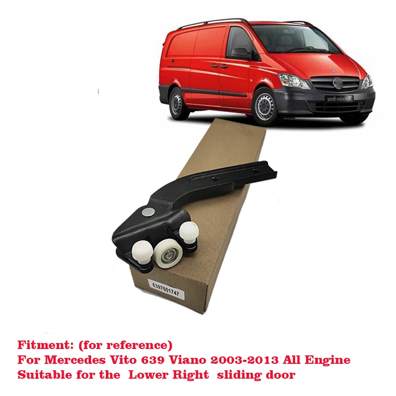 Furniture Sliding Door Hardware - Mercedes-Benz Viano (W639) VITO 639 VIANO