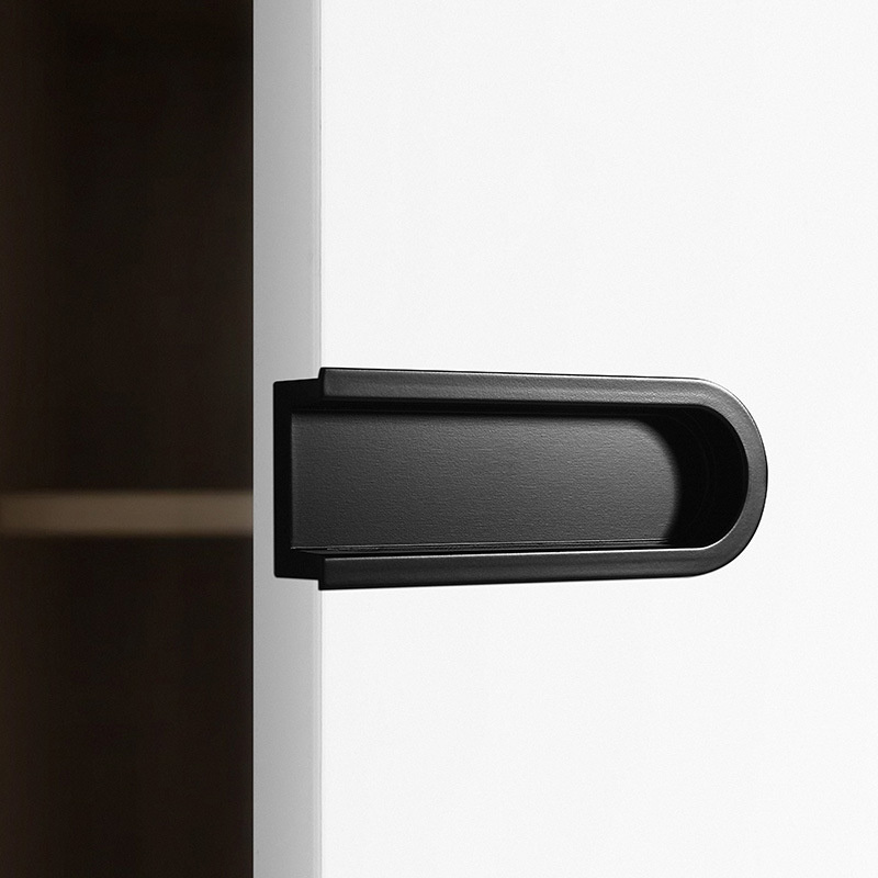 Furniture Sliding Door Hardware - İskandinav Gömme Gizli Sürgülü Kapı Kolları,