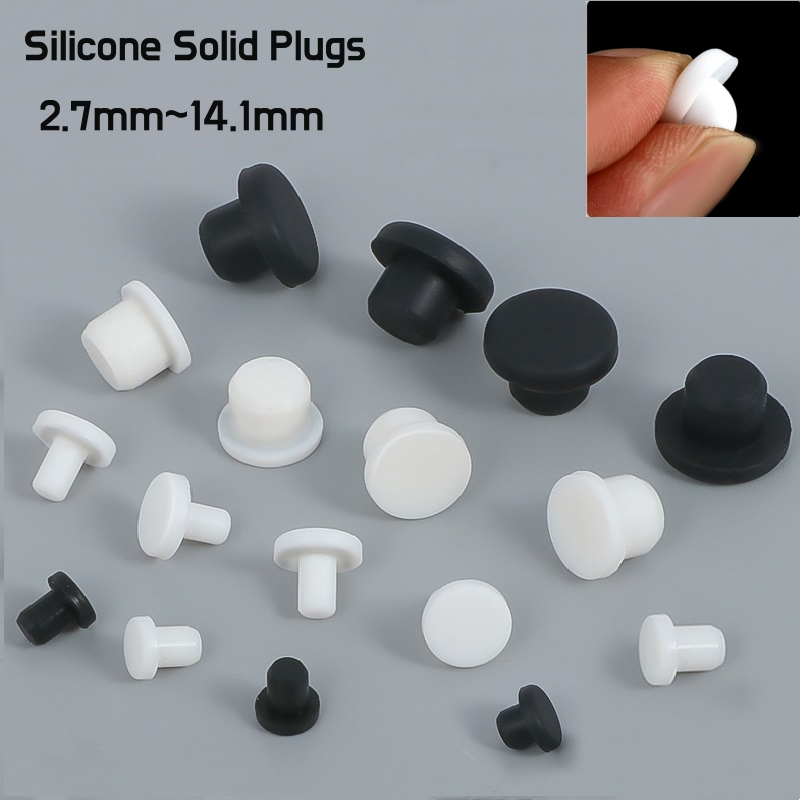 Furniture Screw Type - Siyah Beyaz Silikon Katı Tıpa 2.7