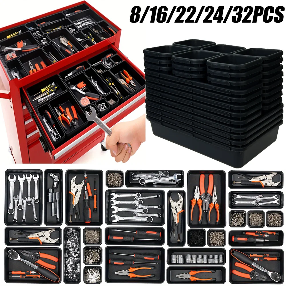 Office Furniture Hardware - 8/22/32 adet alet düzenleyici kutu tepsisi