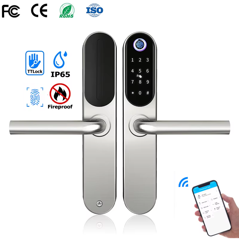Furniture Sliding Door Hardware - 304 Paslanmaz Çelik Dijital Akıllı Kilit