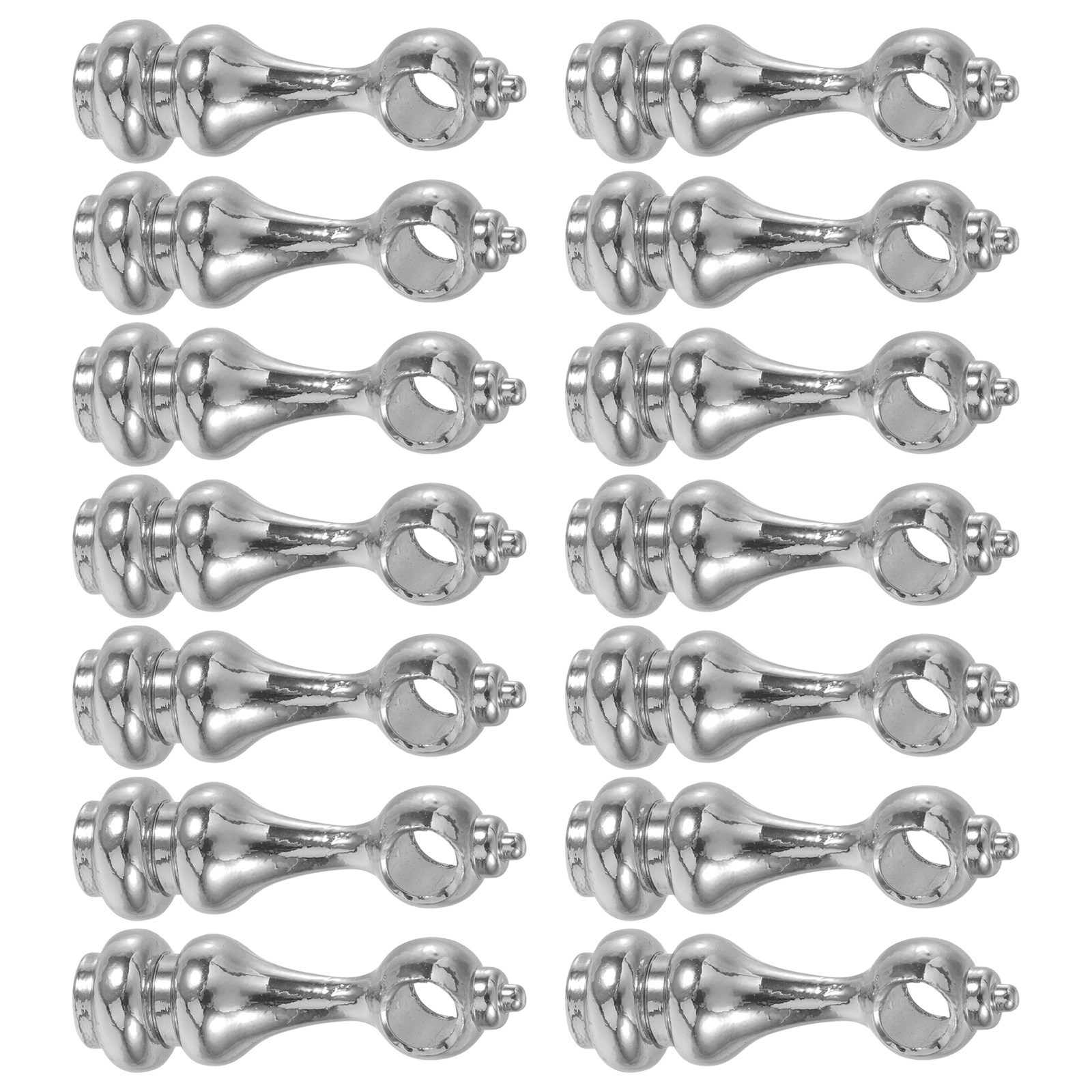 Furniture Rails Hardware - 14 Adet Korkuluk Braketi Mili Metal