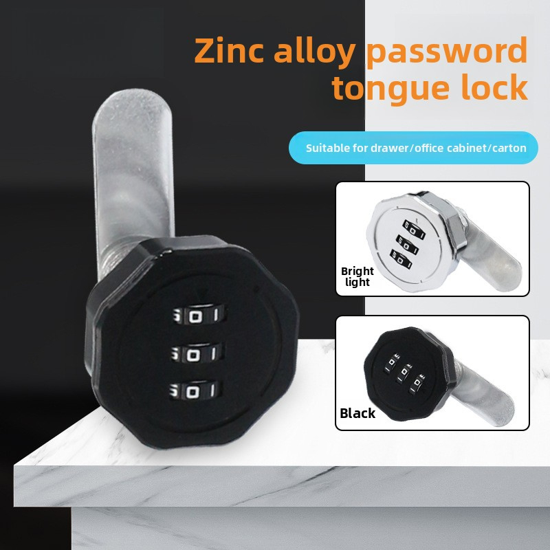 Office Furniture Hardware - Çinko Alaşımlı Şifre Posta Kutusu Kilidi
