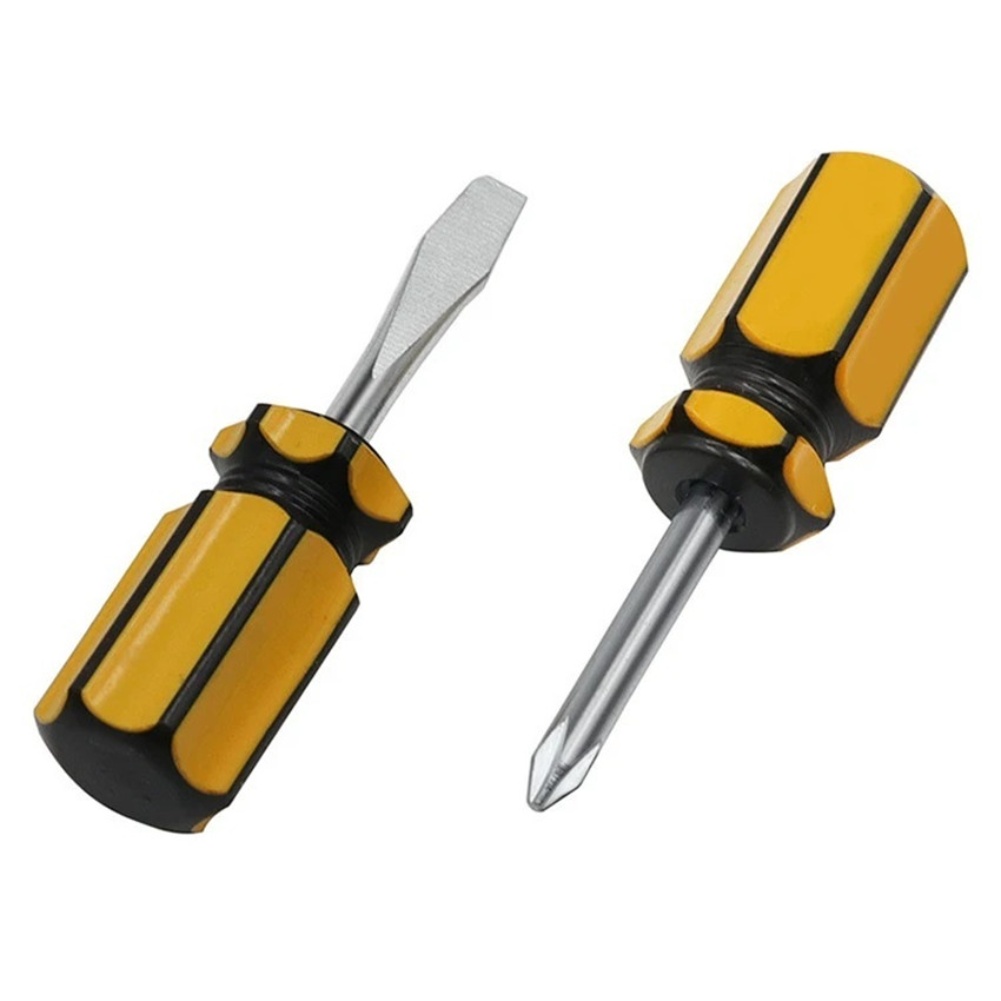 Furniture Screw Type - 4 adet Tornavida Seti Sarı Siyah