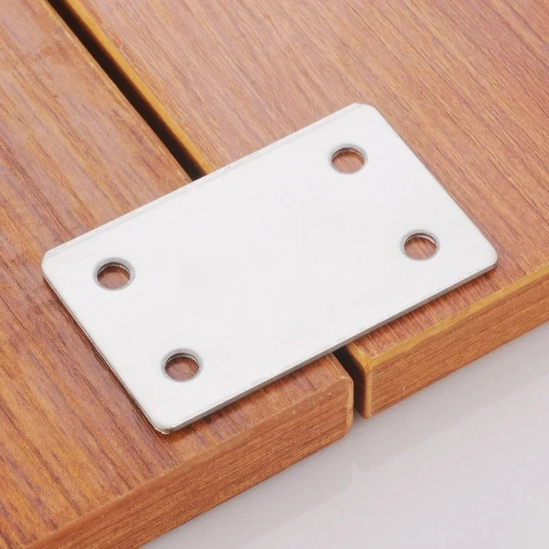 Furniture Joinery Hardware - 10 adet paslanmaz çelik L-şekilli sabitleme