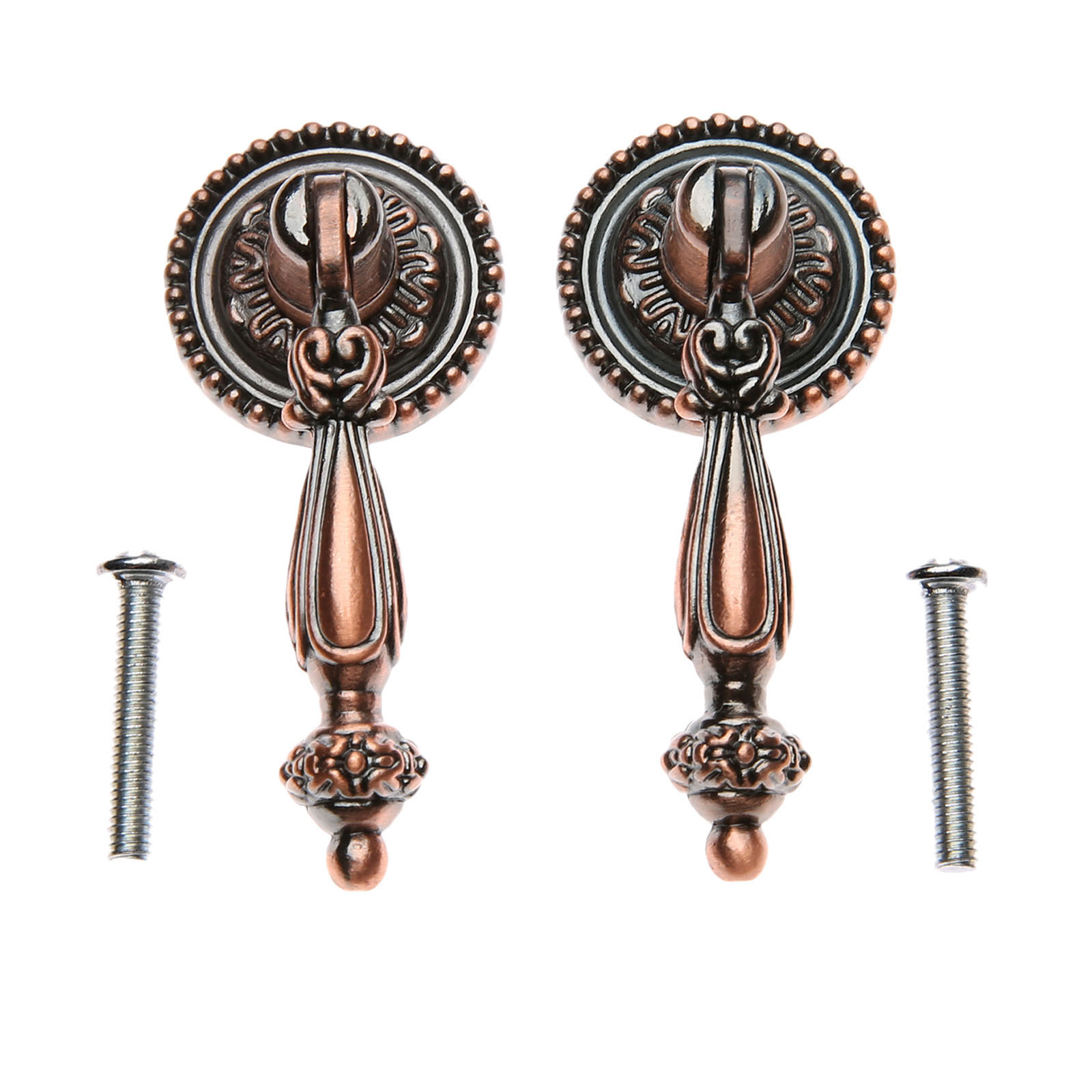 Furniture Hardware Drop Pulls - 2 adet antika çekmece çekme kolu