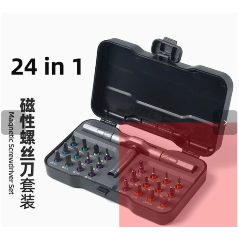 Furniture Screw Type - 24'ü 1 arada cırcırlı tornavida T-tipi