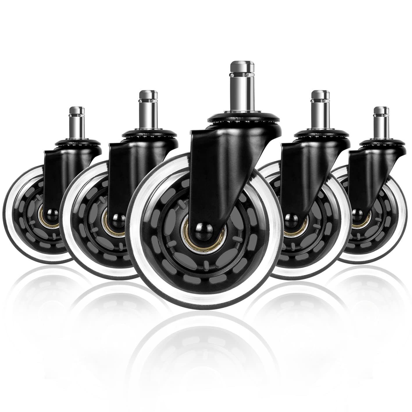 Office Furniture Hardware - 5 adet evrensel sessiz teker 50KG