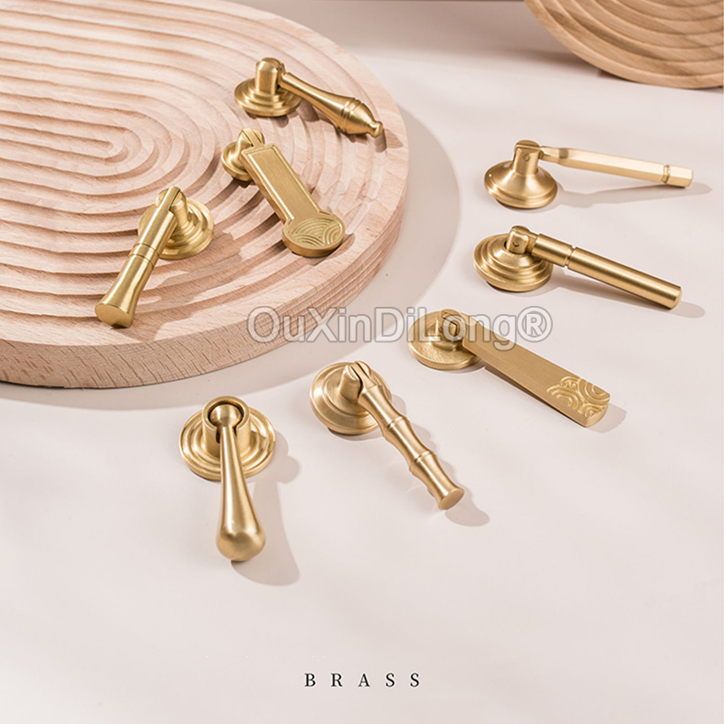 1 adet çin tarzı pirinç kollar - Furniture Hardware Drop Pulls incelemesi ve fiyatı