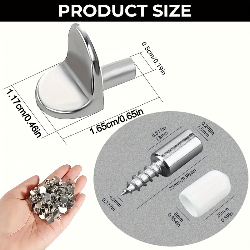 Metal Raf Destek Pimleri, 2 Çe - Furniture Screw Type incelemesi ve fiyatı