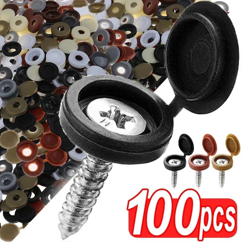 Menteşeli Plastik vidalı kapak - Furniture Hardware Fixing Screws incelemesi ve fiyatı