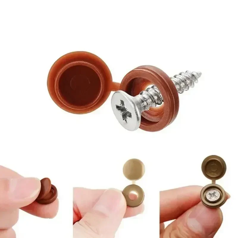 Menteşeli Plastik vidalı kapak - Furniture Hardware Fixing Screws incelemesi ve fiyatı