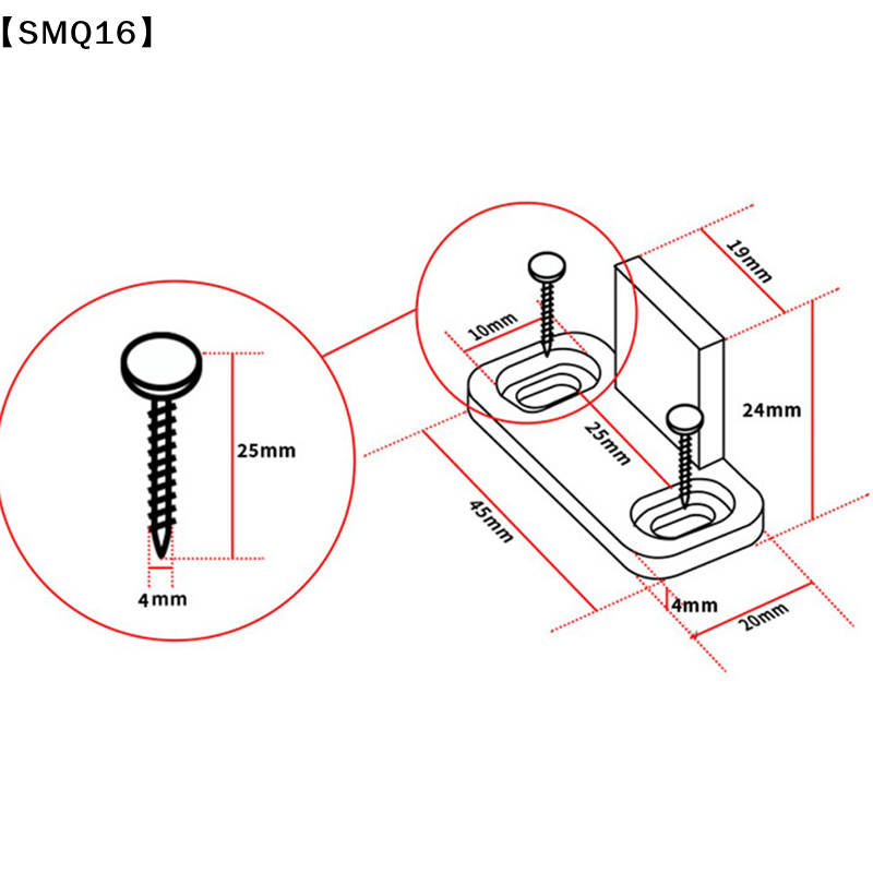 2 adet Kayar Zemin Kılavuzu Ay - Furniture Sliding Door Hardware incelemesi ve fiyatı