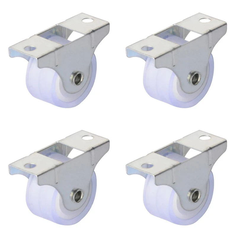4 adet beyaz raylı sabit teker - Furniture Rails Hardware incelemesi ve fiyatı