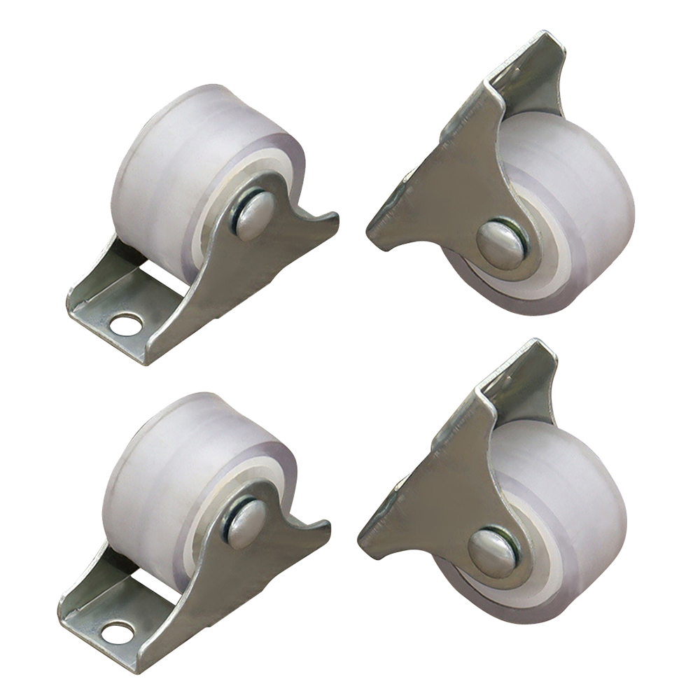 4 adet beyaz raylı sabit teker - Furniture Rails Hardware incelemesi ve fiyatı