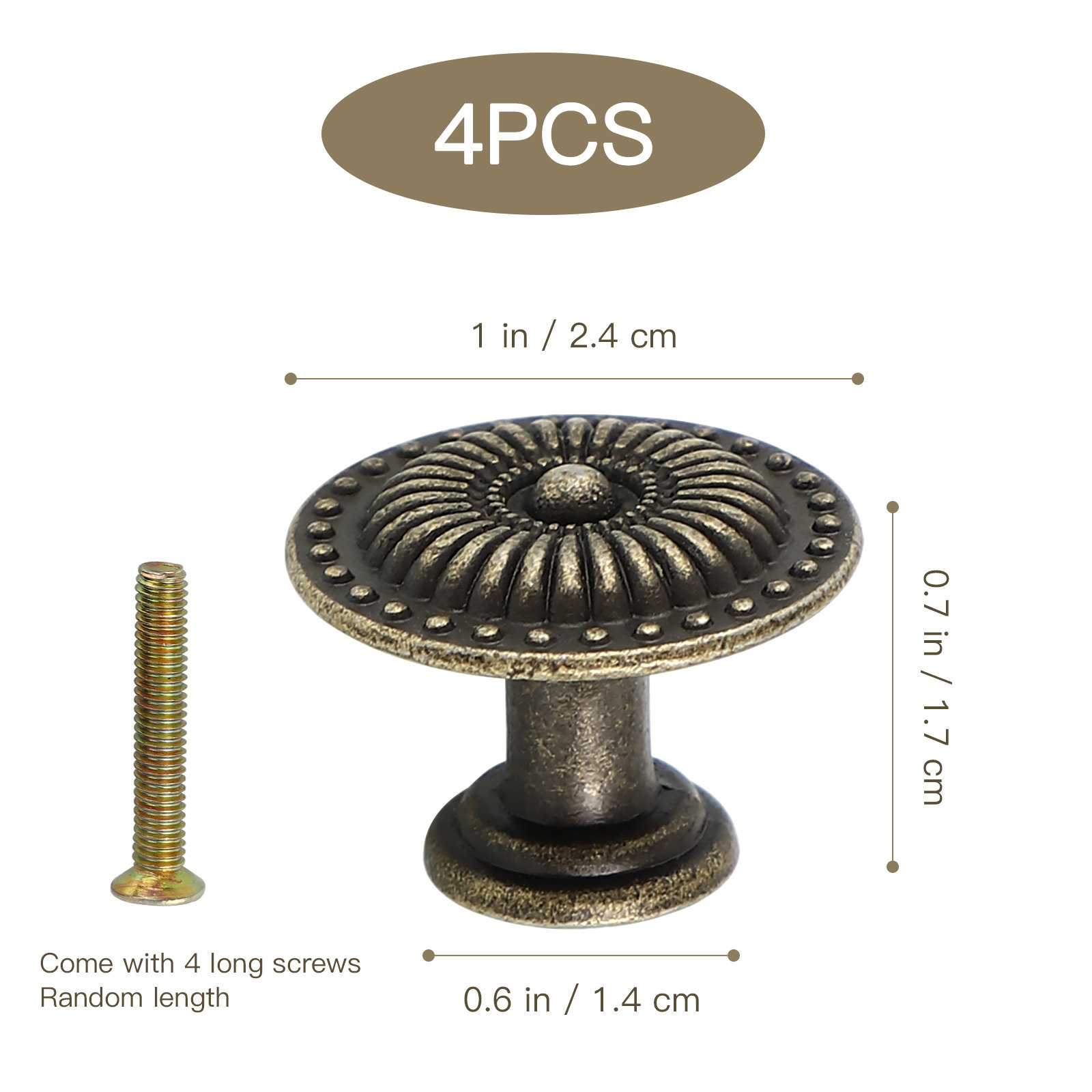 4 Adet Pürüzsüz Tutuşlu Vintag - Office Furniture Hardware incelemesi ve fiyatı