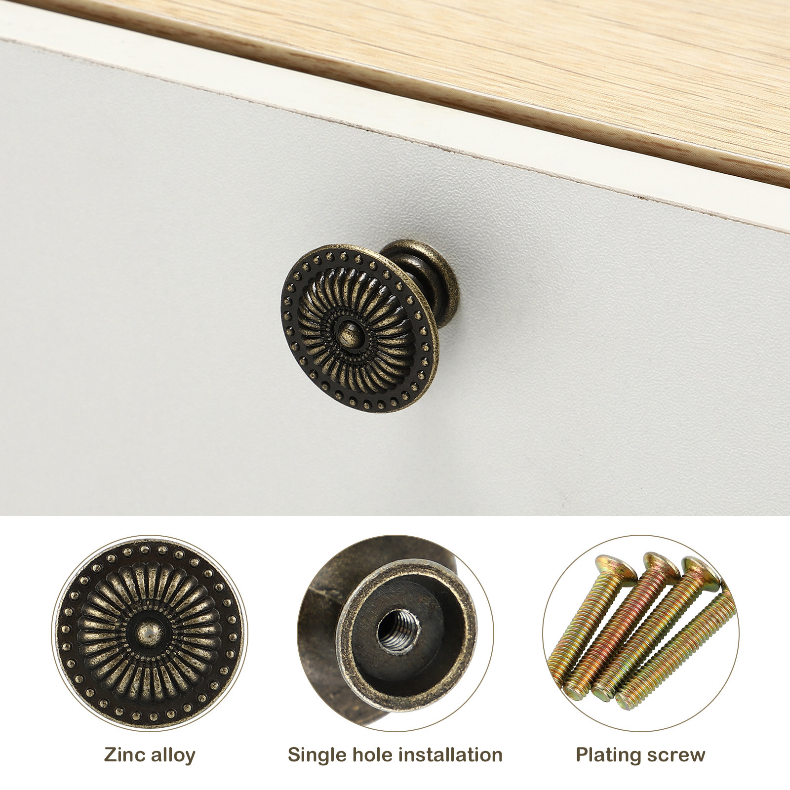 4 Adet Pürüzsüz Tutuşlu Vintag - Office Furniture Hardware incelemesi ve fiyatı