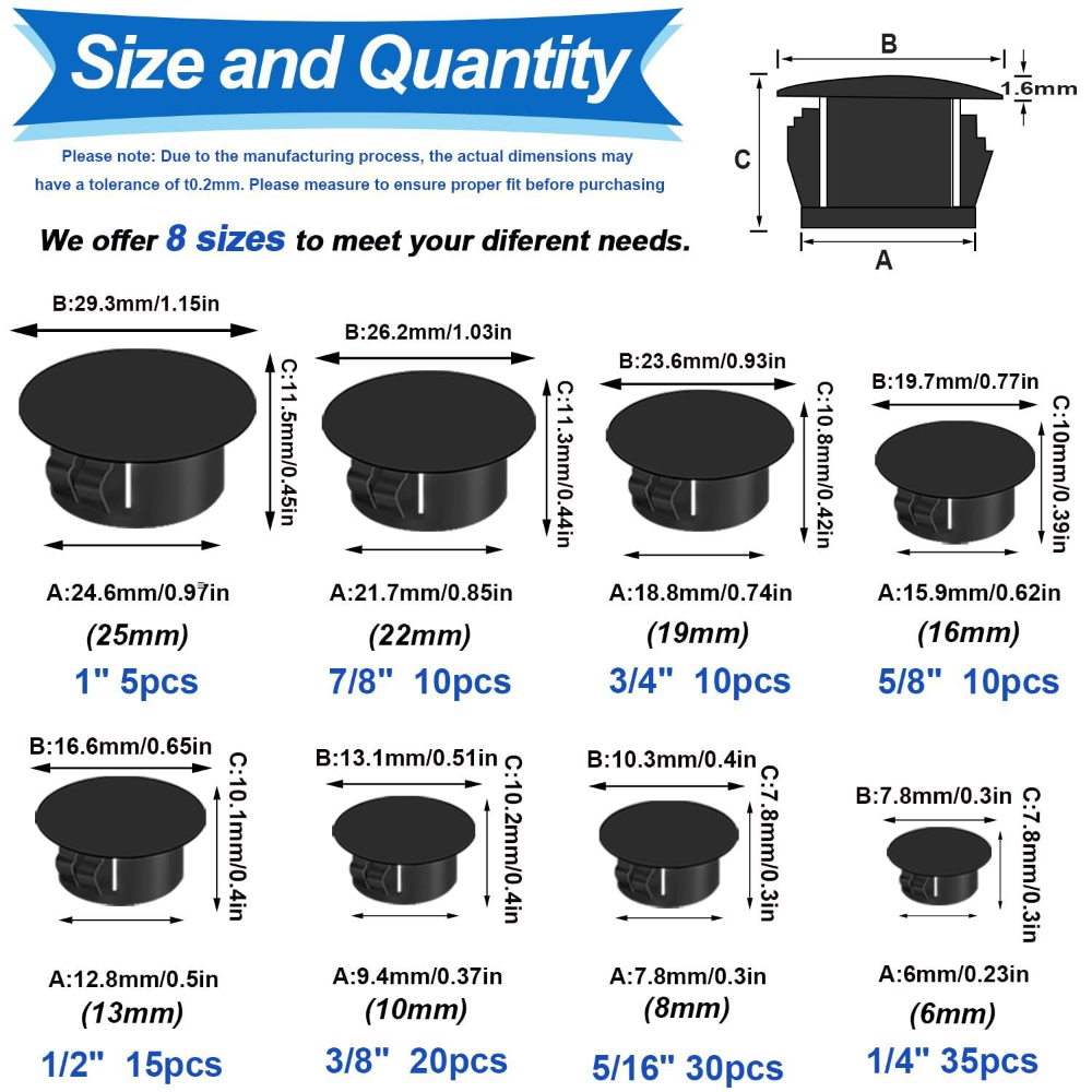 135 adet Siyah Kapaklı Vidalı  - Furniture Screw Type incelemesi ve fiyatı