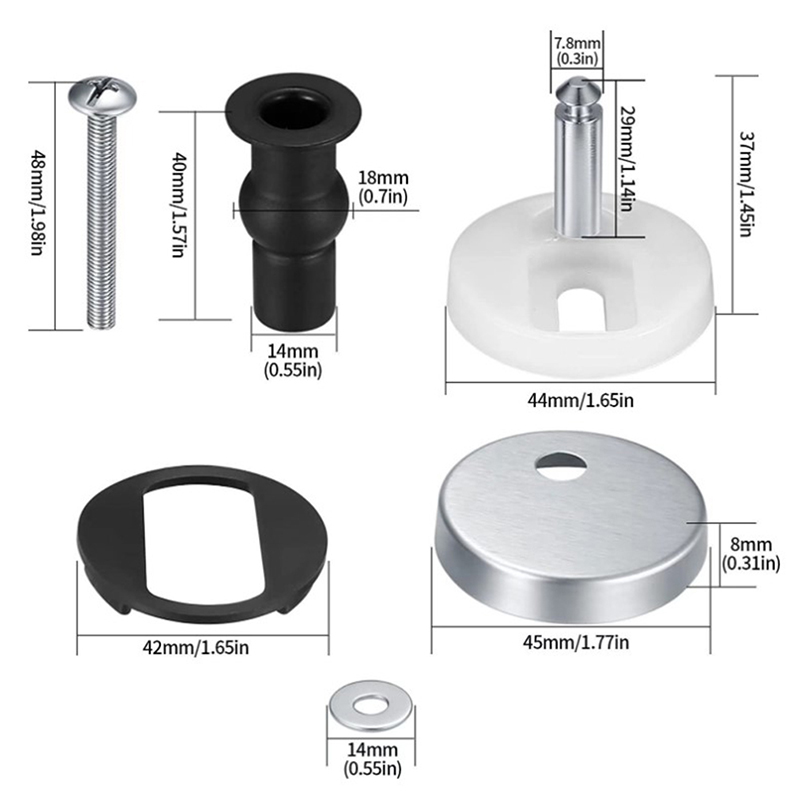 2 adet klozet üst sabitleme me - Furniture Screw Type incelemesi ve fiyatı