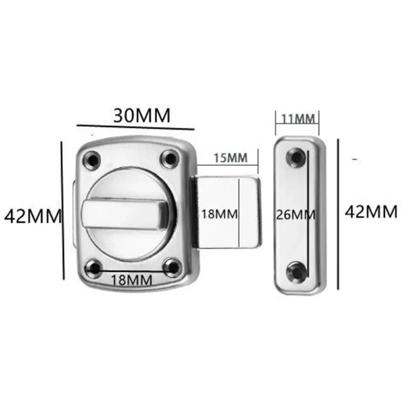 Hırsızlığa Karşı Dökme Metal K - Furniture Sliding Door Hardware incelemesi ve fiyatı
