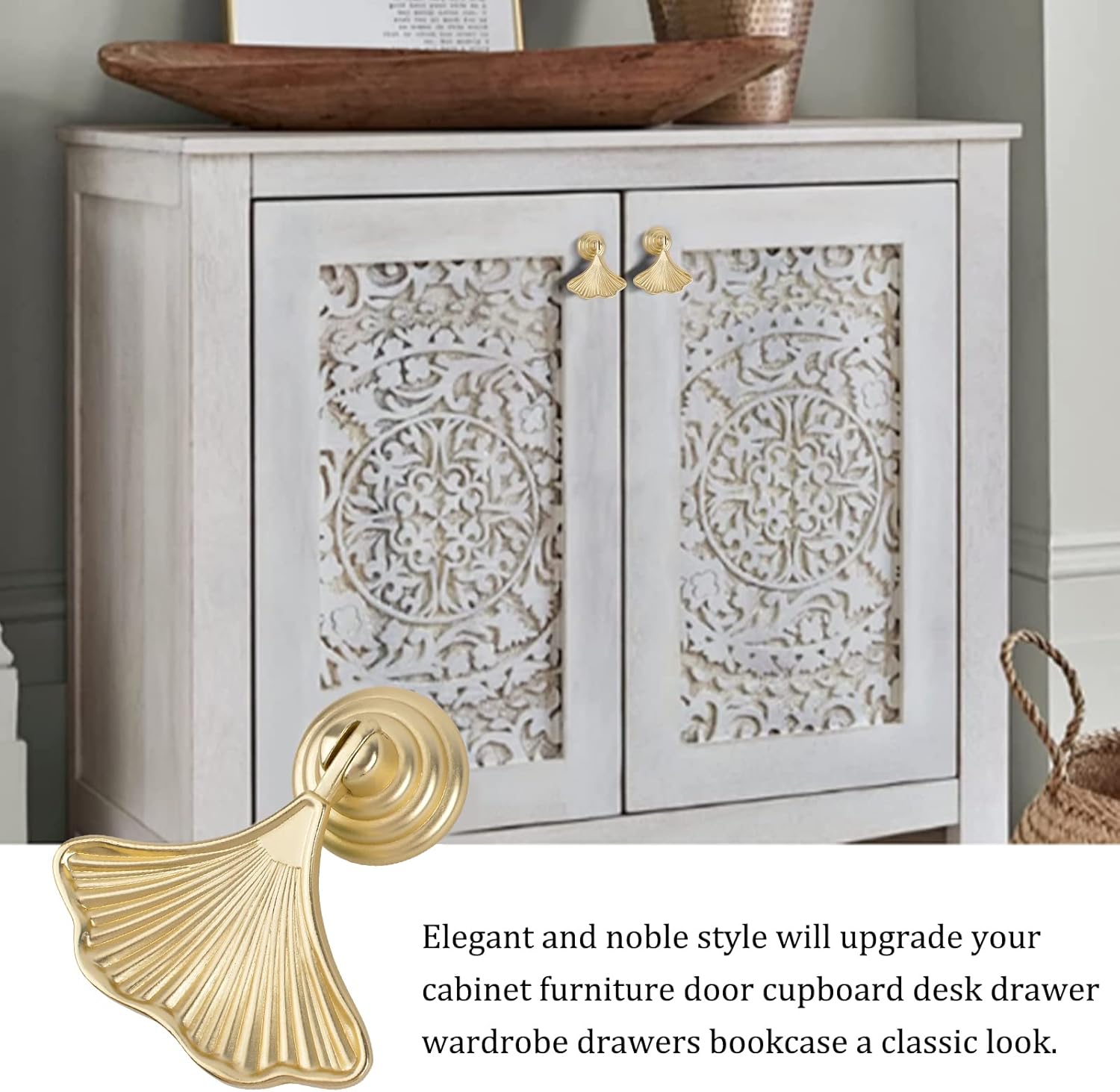 2'li Paket Ginkgo Yaprağı Şekl - Furniture Hardware Drop Pulls incelemesi ve fiyatı