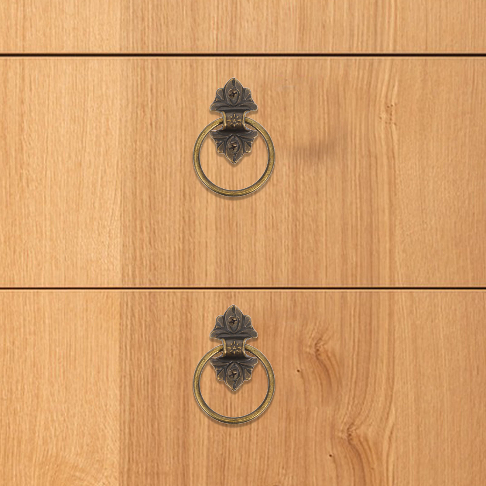 2 Adet Retro Halka Çekme Kolu  - Furniture Hardware Drop Pulls incelemesi ve fiyatı