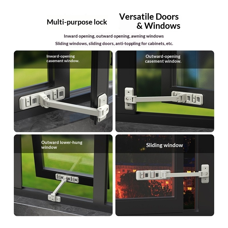 Ayarlanabilir Ev Bebek Güvenli - Furniture Sliding Door Hardware incelemesi ve fiyatı