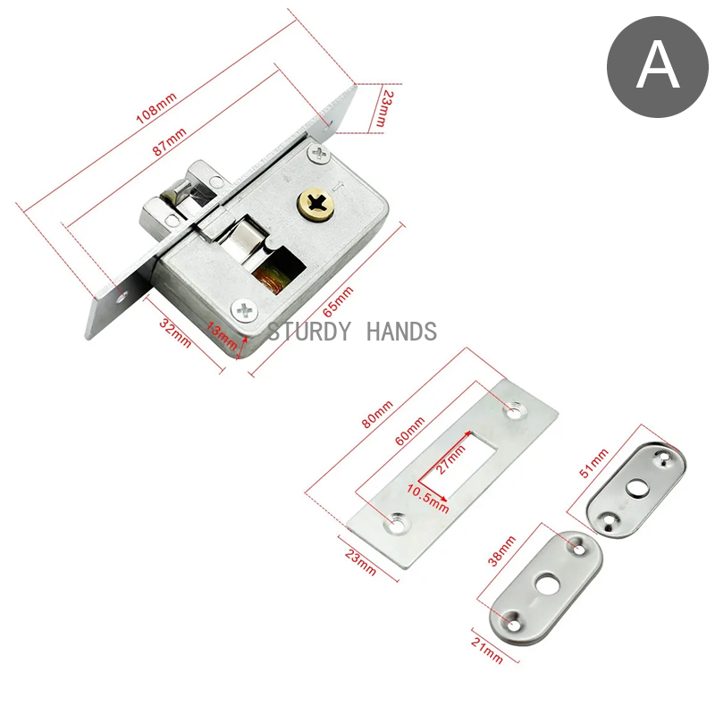 Alaşım pin kilidi sürgülü kapı - Furniture Sliding Door Hardware incelemesi ve fiyatı